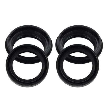Set of 2 Front Fork Oil Dust Seals Kit for Kawasaki Ninja 250R 500 500R