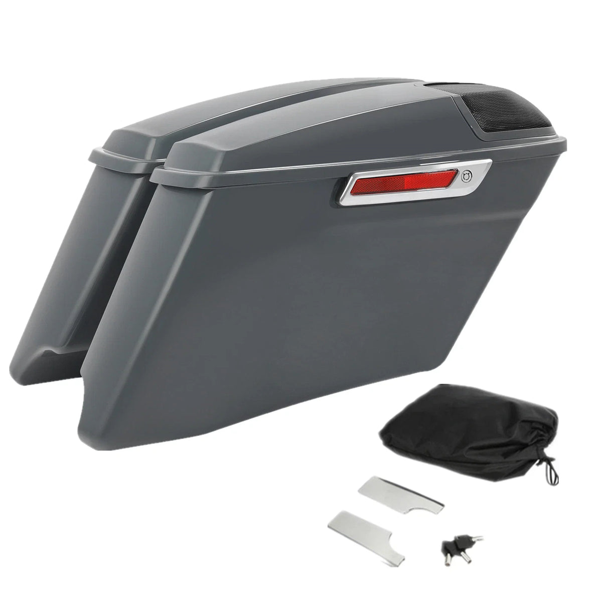 4" Speaker Grill for Harley Street Glide (2014–2023) Gunship Gray
