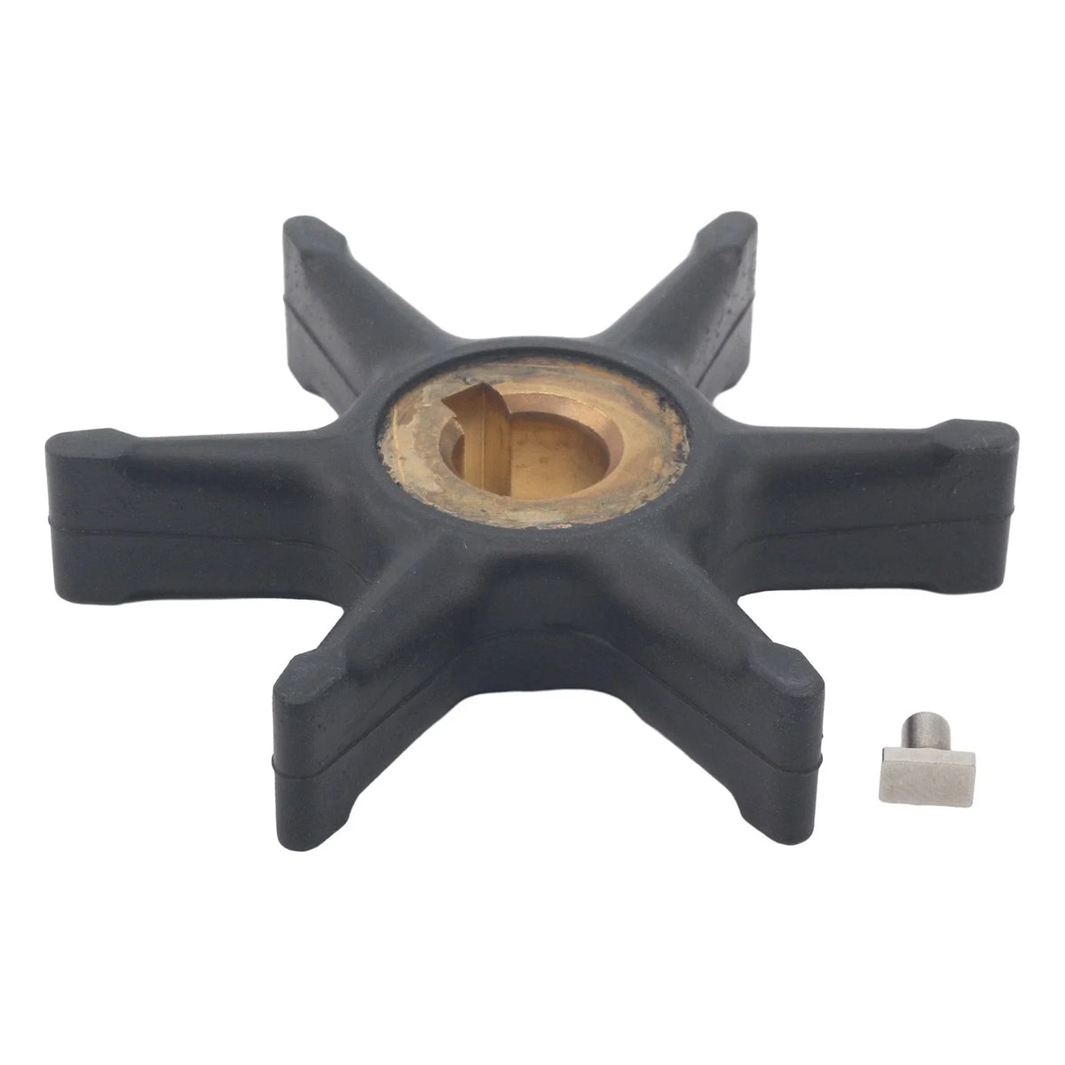 Water Pump Impeller & Key for Johnson Evinrude OMC BRP 3 4 6 HP (1969–1972)