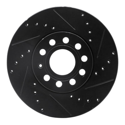 Rotor Set Drilled and Slotted for Volkswagen Bora (2005–2010) ALX-PAU-DF-8002-74004-CLA9