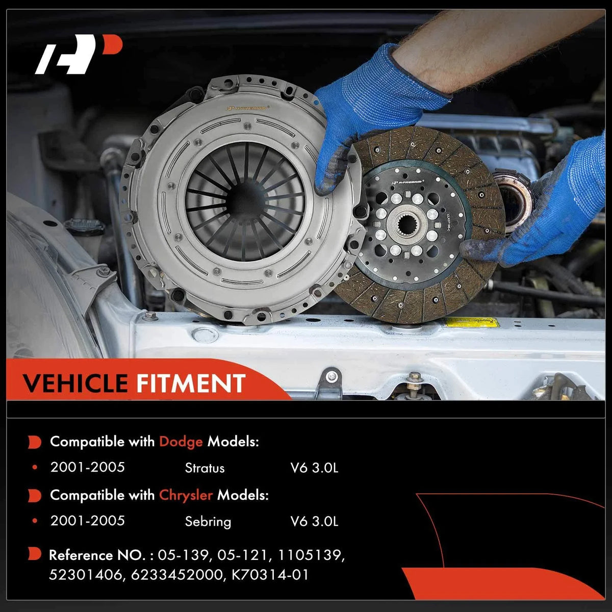 Clutch Kit for Chrysler Sebring, Dodge (2001–2005)