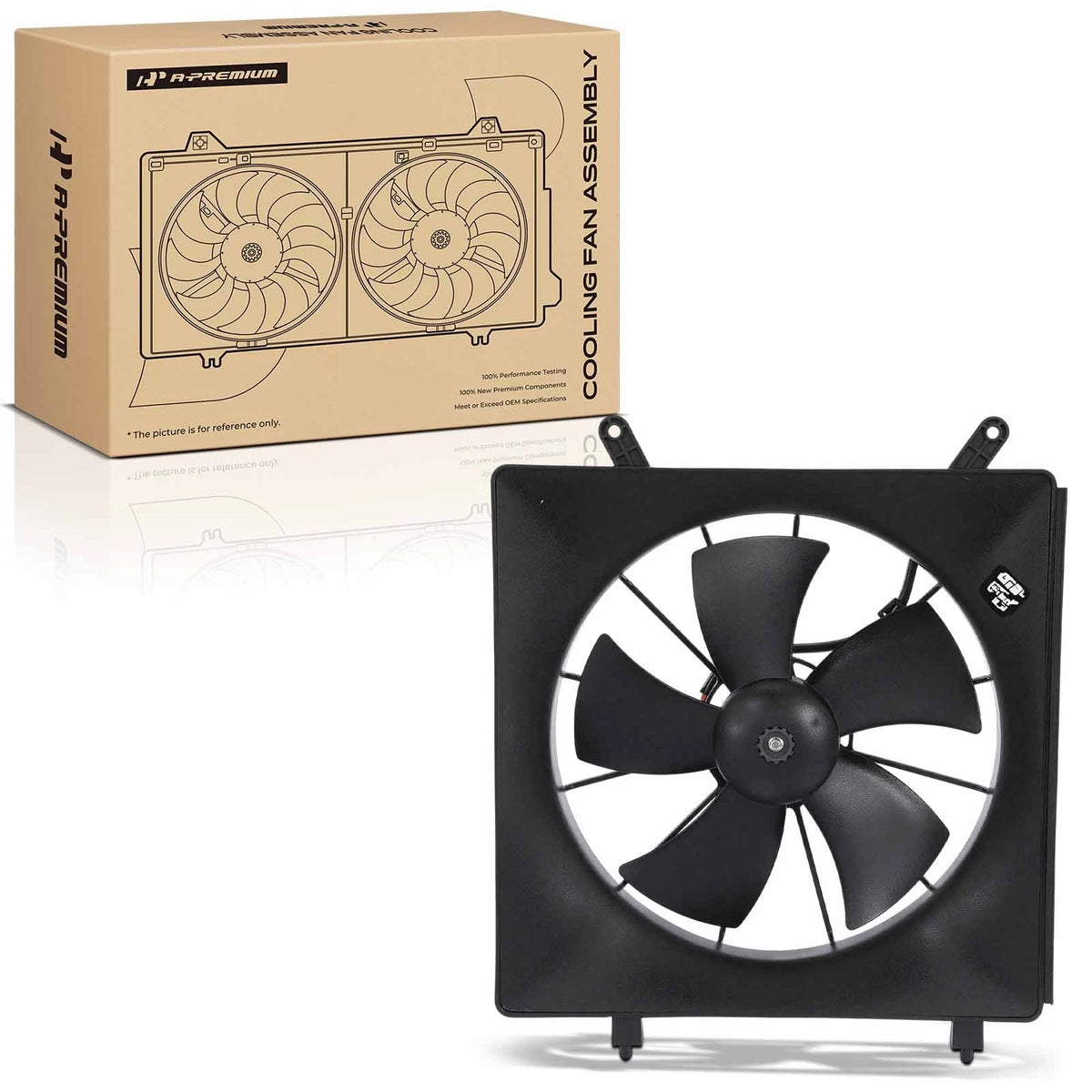 Cooling Fan Assembly w/ Shroud for Honda CR-V (2002–2006) 19030PZDA01, 620246, 620232