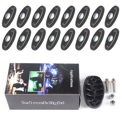 16 Pods LED Rock Lights for Jeep (Offroad, Truck, UTV, ATV)