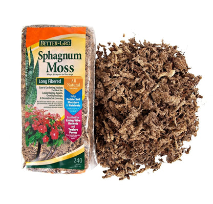 100% Natural Long-Fiber Sphagnum Moss for Orchids and Ferns