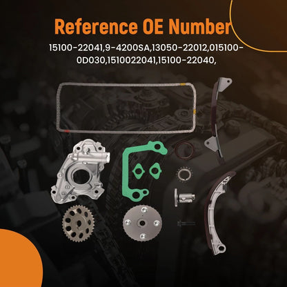 Timing Chain Kit with Oil Pump for Toyota Corolla (2000–2008) 1.8L 1ZZFE