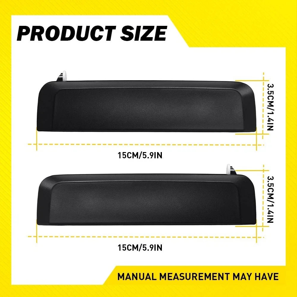 Front Outside Exterior Door Handle Set LH RH for Nissan D21 Sentra (1986–1997)