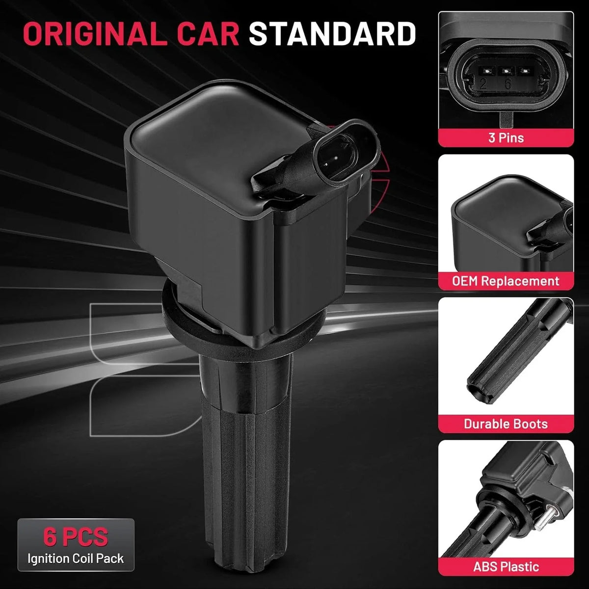 Ignition Coil Pack for GMC Envoy (2006–2009)