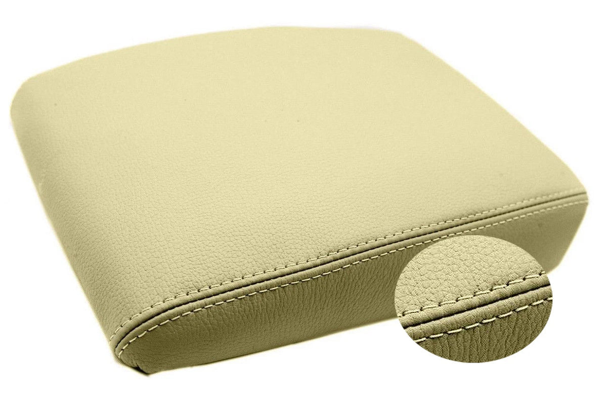 Leather Synthetic Center Console Armrest Cover for Acura MDX (2001–2006) Beige