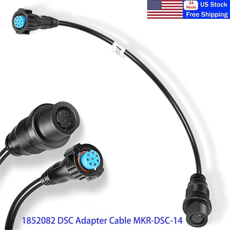 1852082 DSC Adapter Cable for Garmin Transducer Fish Finder 8-PIN