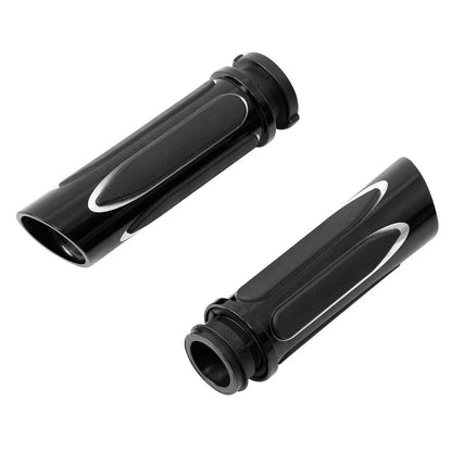 1'' CNC Electric Handle Bar Grips for Harley Electra Glide (2014–2023)