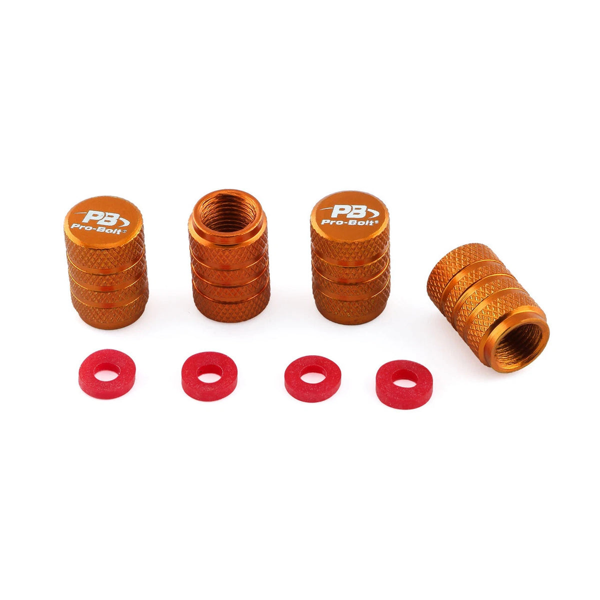 Valve Caps Dust Orange for Jaguar XF (2016–2020)