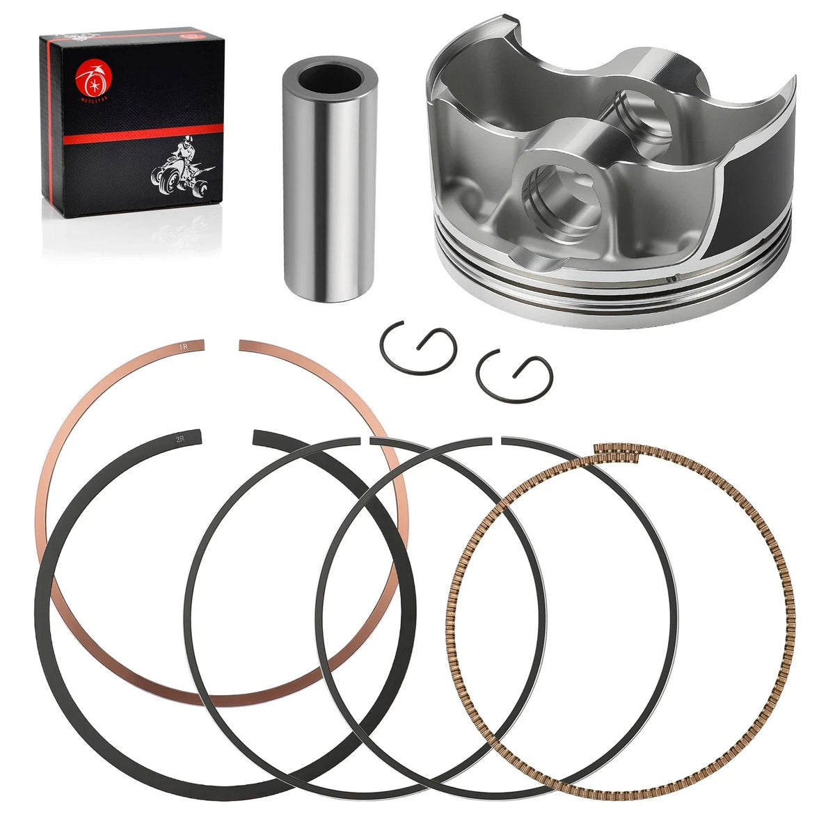 Top End Rebuild Kit 102mm STD Forged Piston for Yamaha Grizzly 700 (2007–2013)