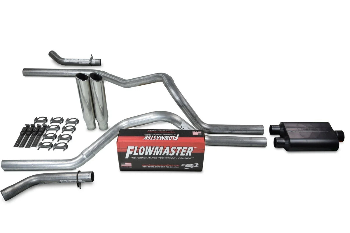 2.5" Dual Exhaust Kit for Chevy GMC 1500 (2015–2018) - Flowmaster Super 44