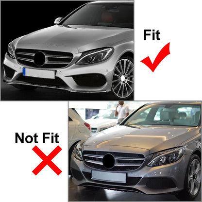 Front Bumper Air Vent Outlet Cover Trim for Mercedes Benz W205 C-Class (2015–2018)