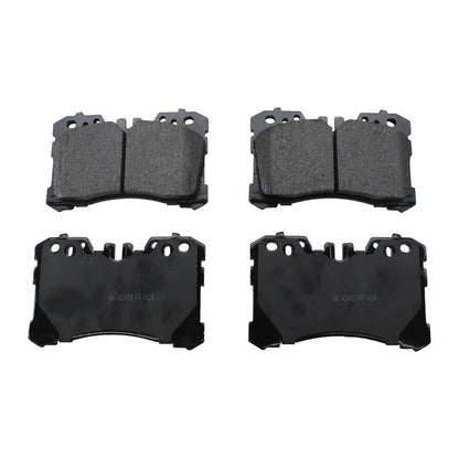 Set of 4 Akebono ProACT Front Ceramic Disc Brake Pads for Lexus LS460 LS600h LS500 (2007–2021)