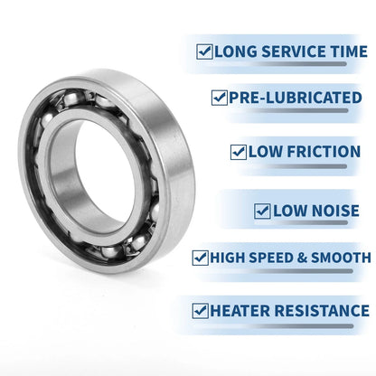1 Pc 6007 Deep Groove Ball Bearing for Scooter Skateboard Wheel (35x62x14mm)
