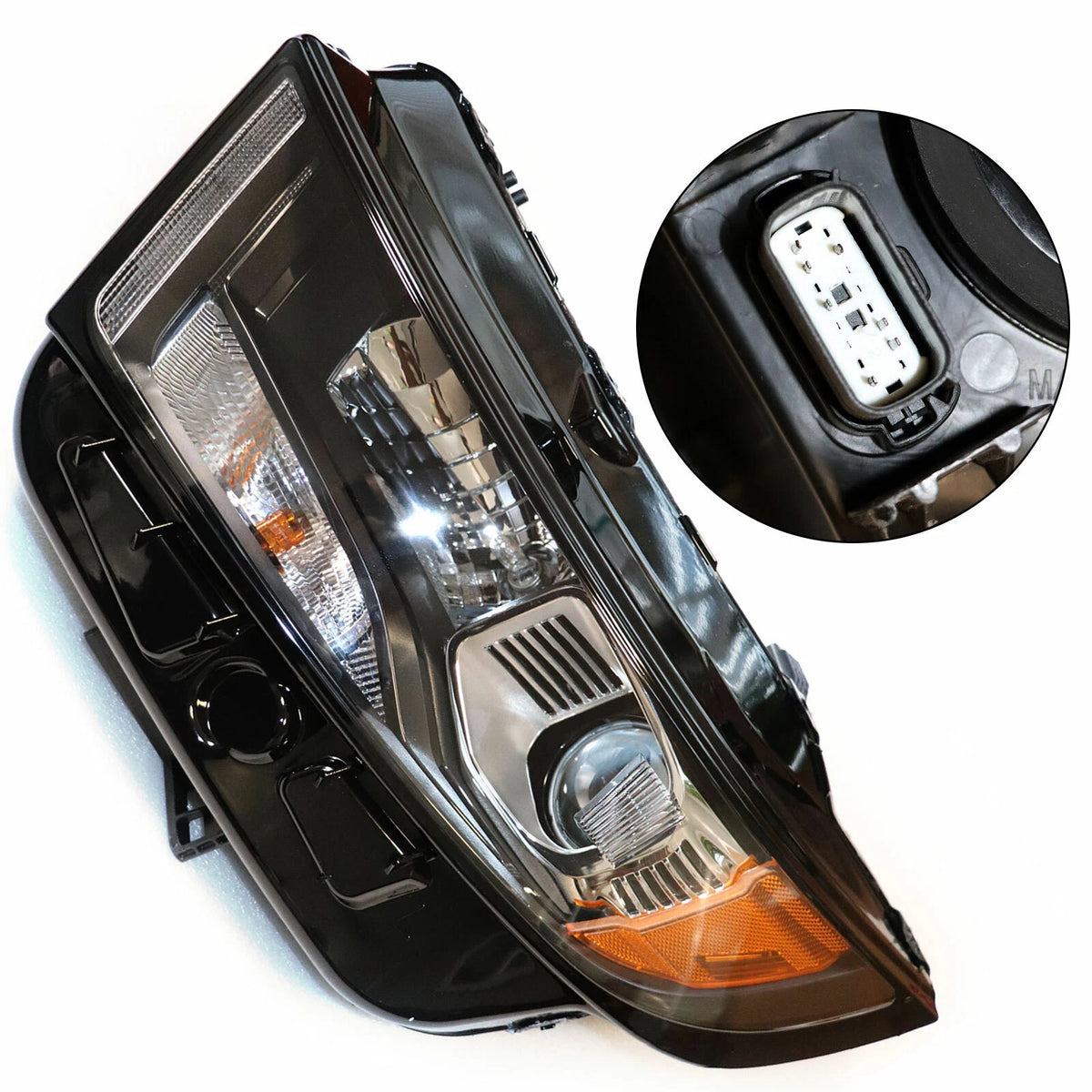 Halogen Headlight Assembly Left Driver Side for Ford Edge (2015–2018) FO2503341, FO2502341, FO2502342, FO2503342