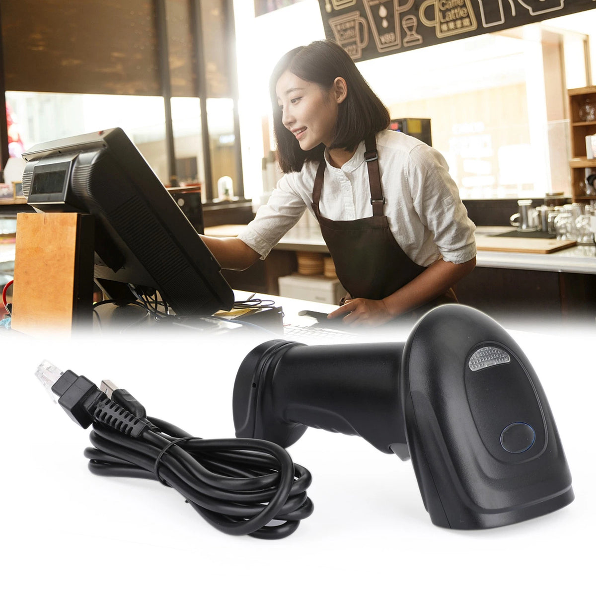 Laser Scan Barcode Scanner Gun for IntelligentB (2020) M566-A054