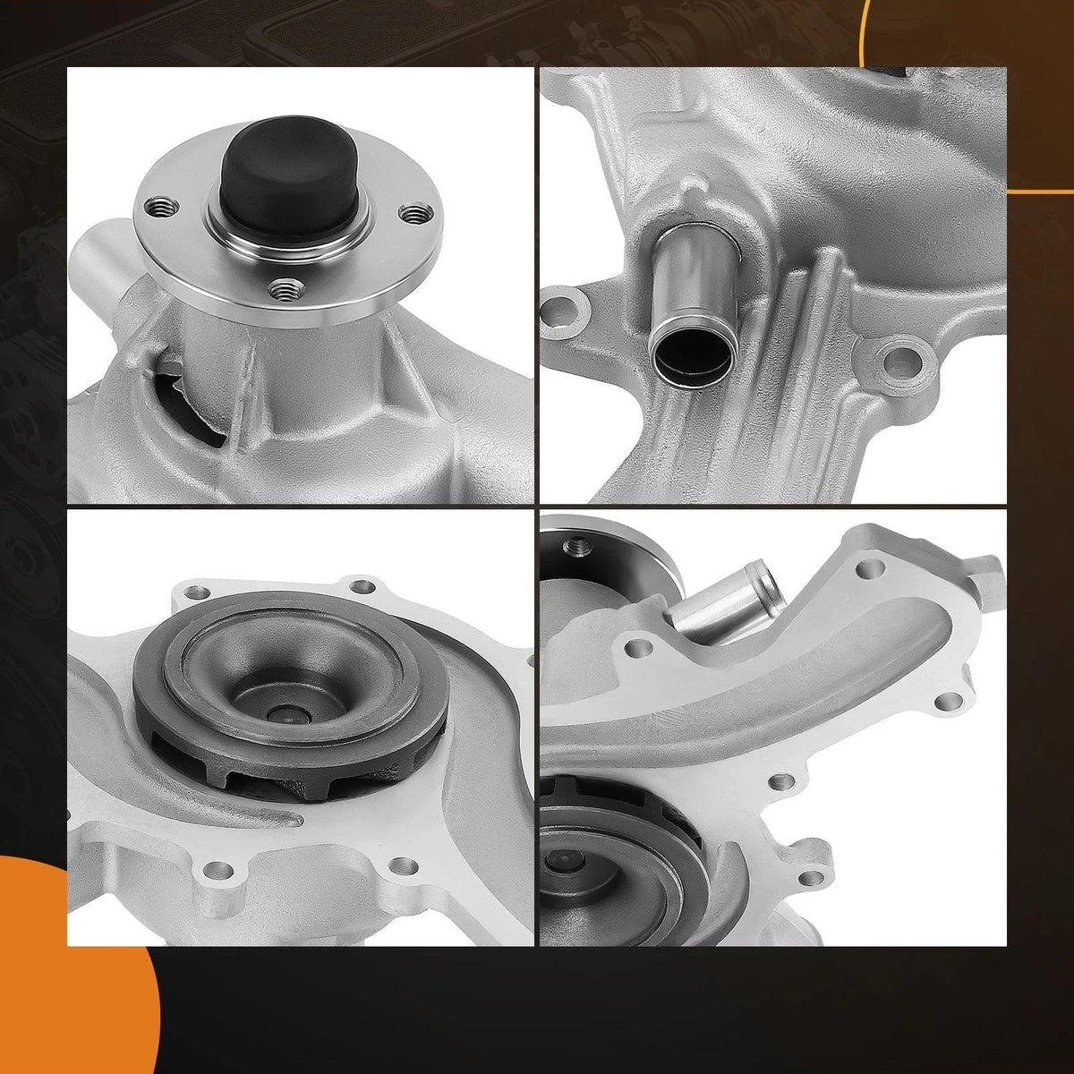 Water Pump for Ford Explorer V6 4.0L (1997–2010), Mustang (2005–2010), Ranger, Mazda, Land Rover