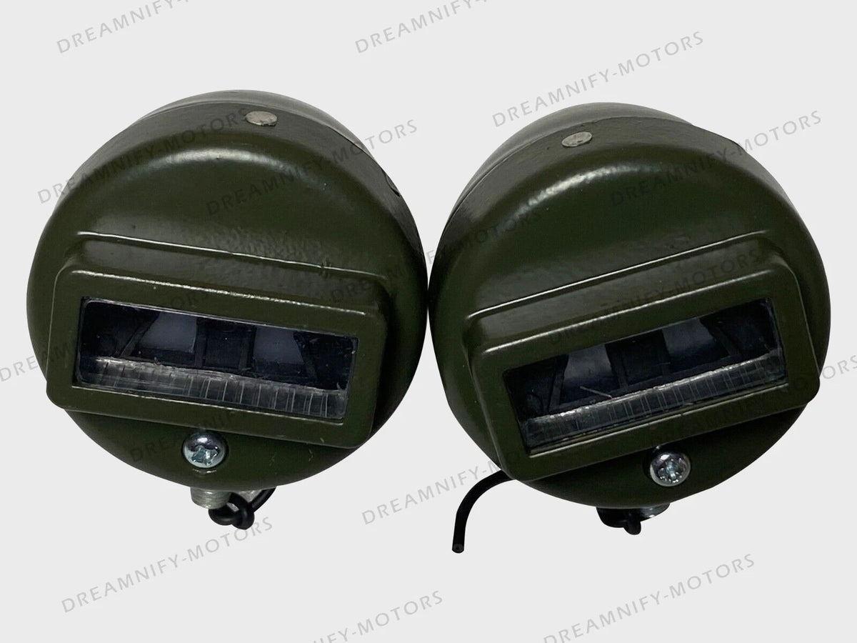 Pair of Blackout Cat Eye Marker Lights for Ford Willys Jeep