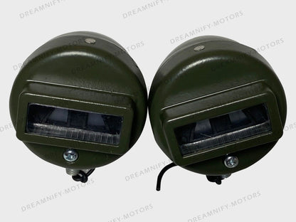 Pair of Blackout Cat Eye Marker Lights for Ford Willys Jeep