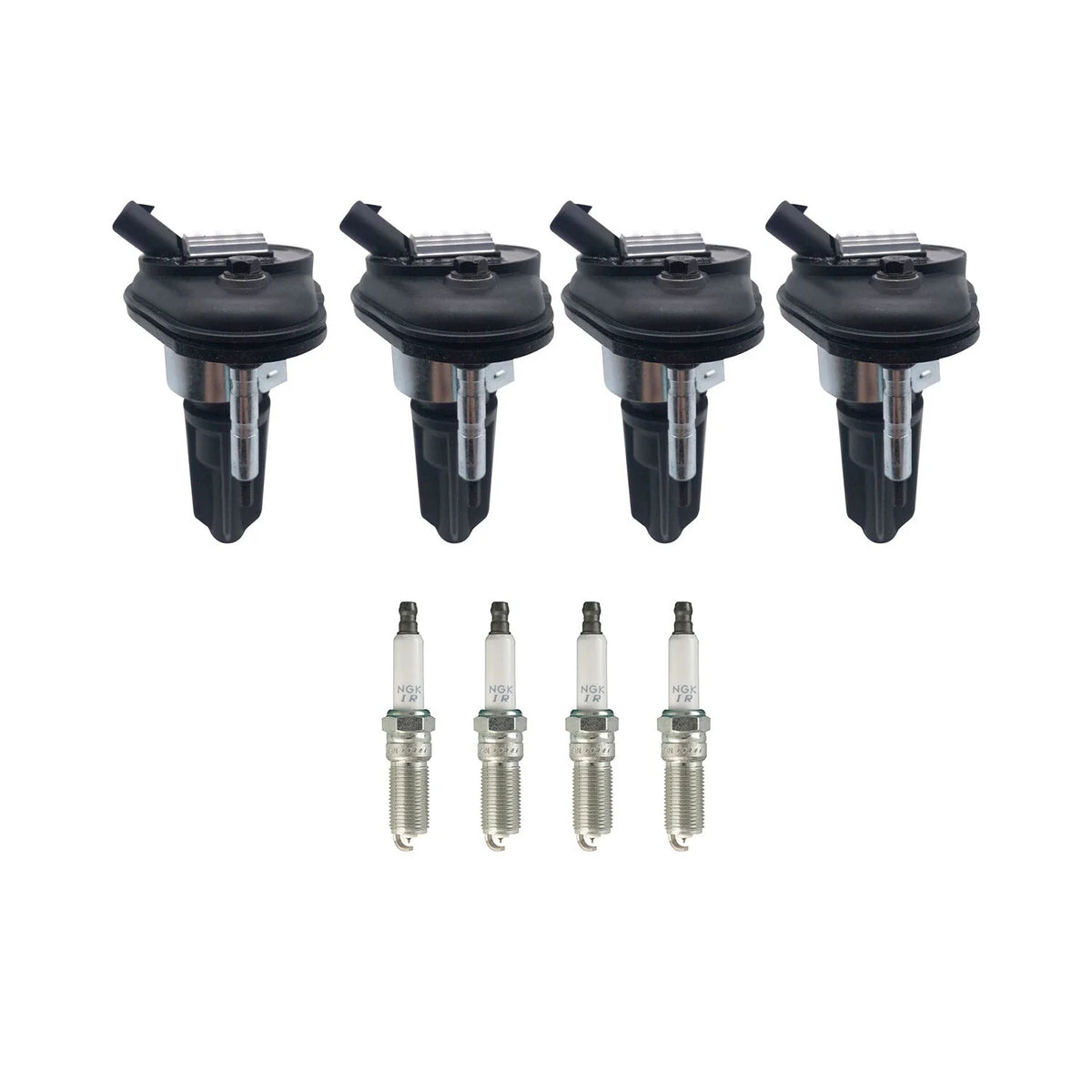 Set of 4 Ignition Coils & NGK Iridium Spark Plugs for Canyon Colorado (2015–2022)