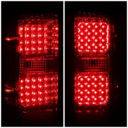 Set of 2 Full LED Tail Brake Light Lamps for Silverado Sierra 1500 2500 (2014–2019)