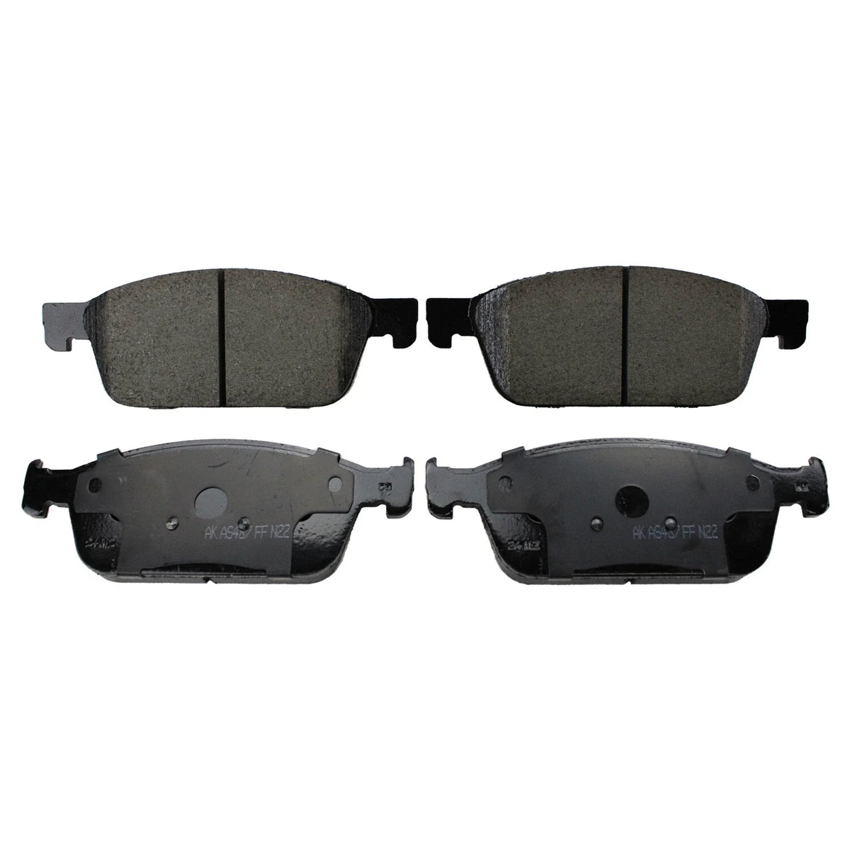 Set of 4 Akebono ProAct Ultra Front Ceramic Brake Pads for Ford Escape Transit Connect (2013–2023)