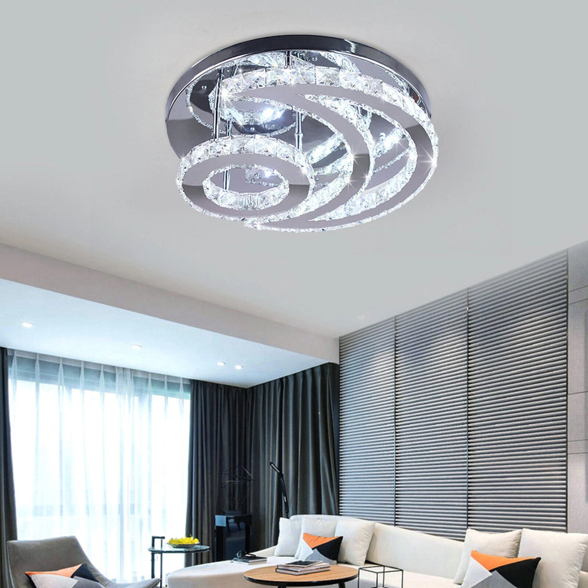 Crystal LED Ceiling Light Fixture for Modern Pendant Lamp (Indoor)