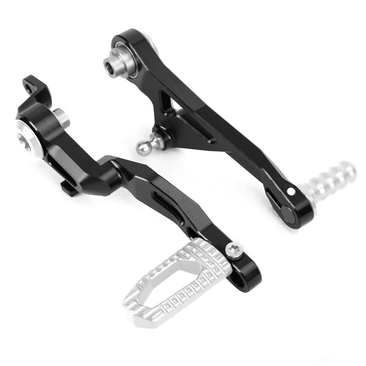Adjustable Silver Shift Foot Lever & Brake Pedal for BMW R1250 GS (2019+) SL037-38-SI