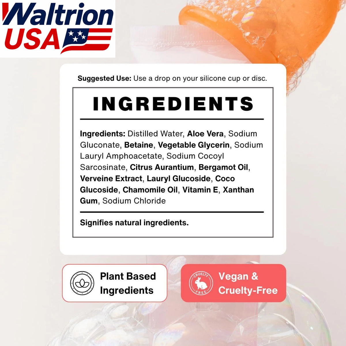 Menstrual Cup Wash for Lena (Plant Based, pH Balanced)