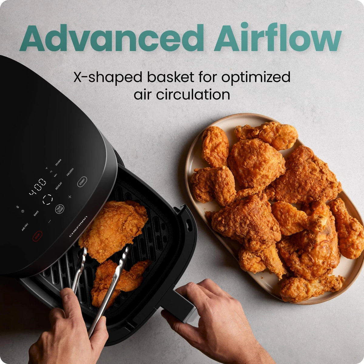 4-in-1 Air Fryer for Chefman TurboX (5 Quart)
