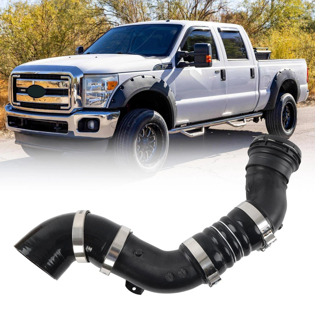 Cold Side Intercooler Pipe Kit for Ford (2011–2016) Black
