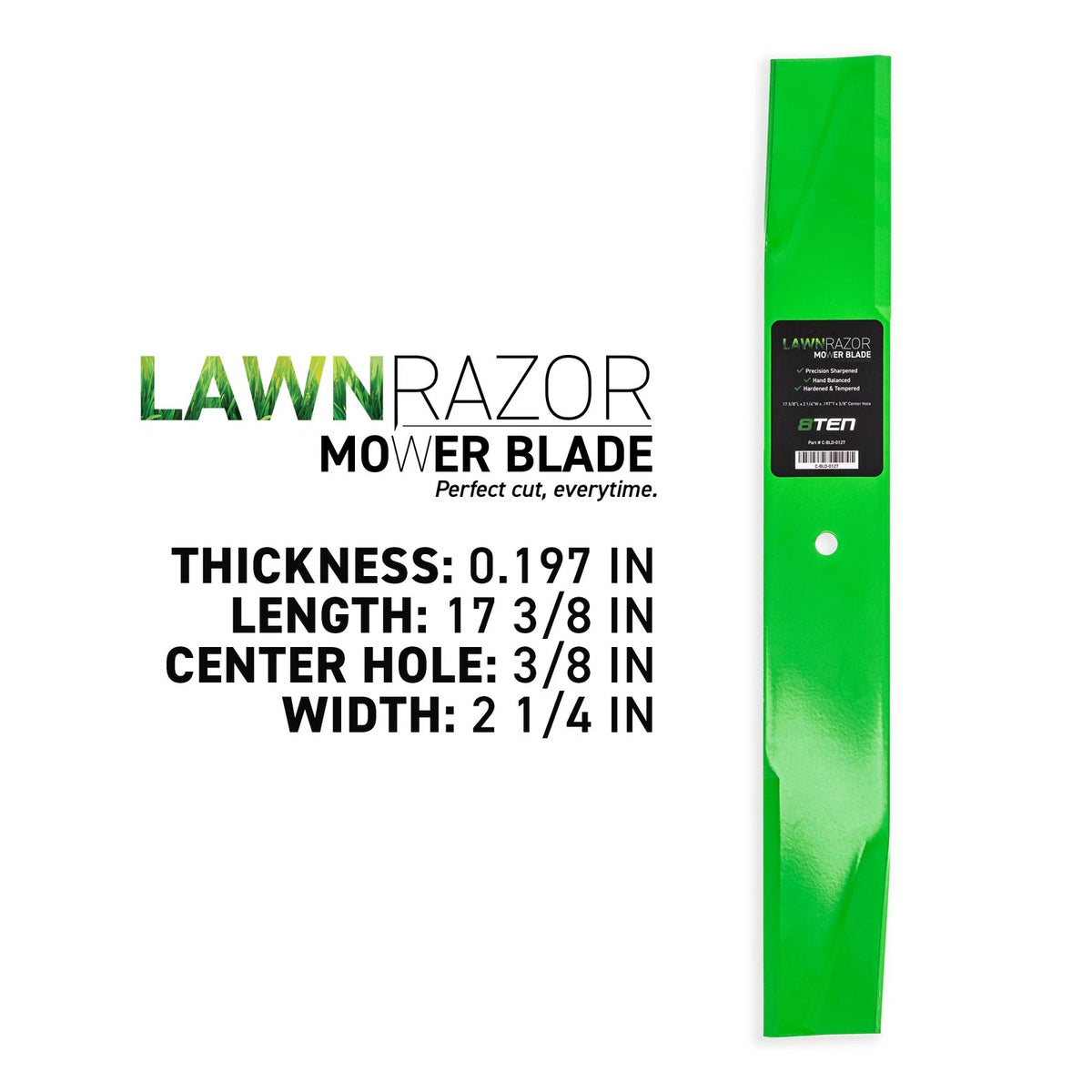 6-Pack LawnRAZOR Mower Blades for AYP 121798X 532121798