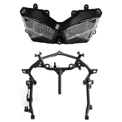 LED Headlight Assembly & Stay Fairing Bracket for Kawasaki Ninja 400 (2018–2024)