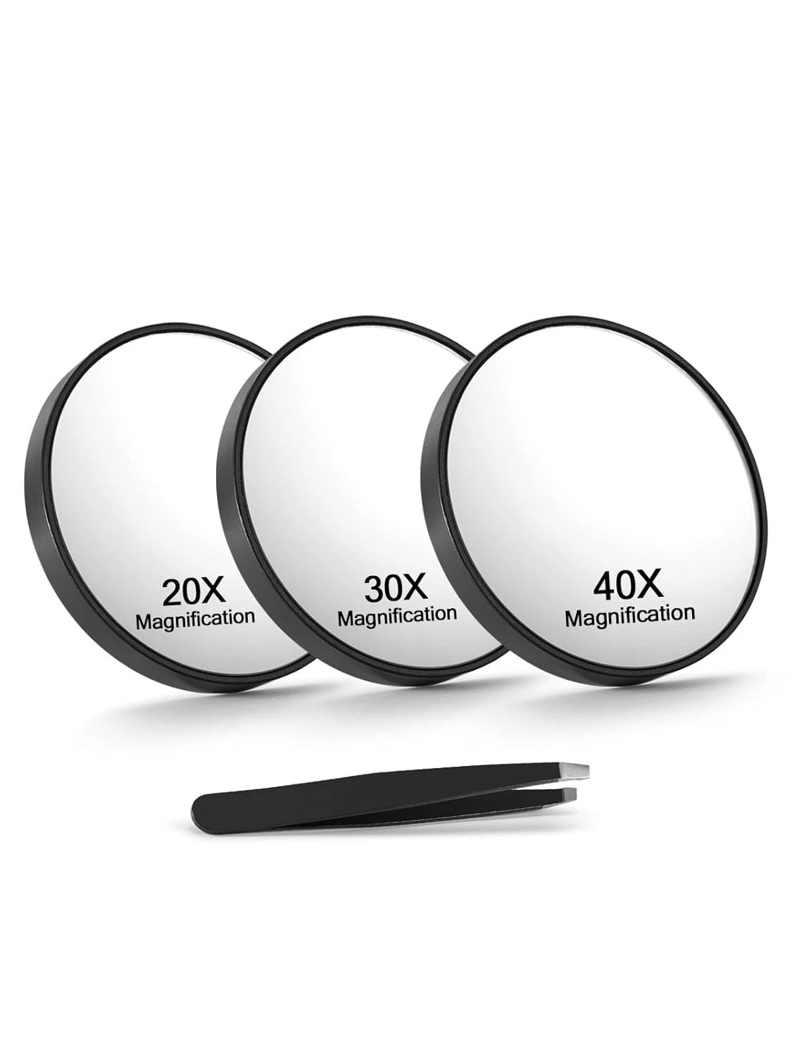20X/30X/40X Magnifying Mirror with Suction Cups for Automotive Use
