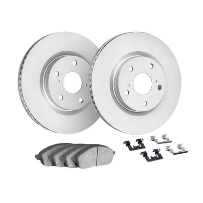 Set of 2 Brake Rotors for Audi A6 (1998–2001) ALX-PAU-DF-4312-73018-CLA1