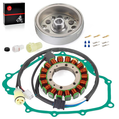 2 x Flywheel Rotor and Stator for Yamaha Grizzly 660 / Rhino 660 (2003–2008)