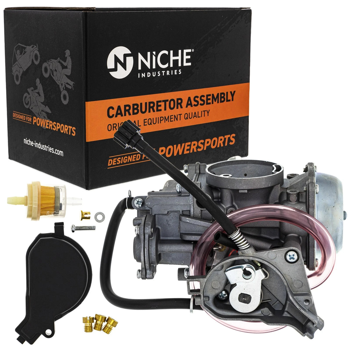 Carburetor Assembly for Arctic Cat 500 TBX TRV (2003) 519-KCR2270B, 0470-458
