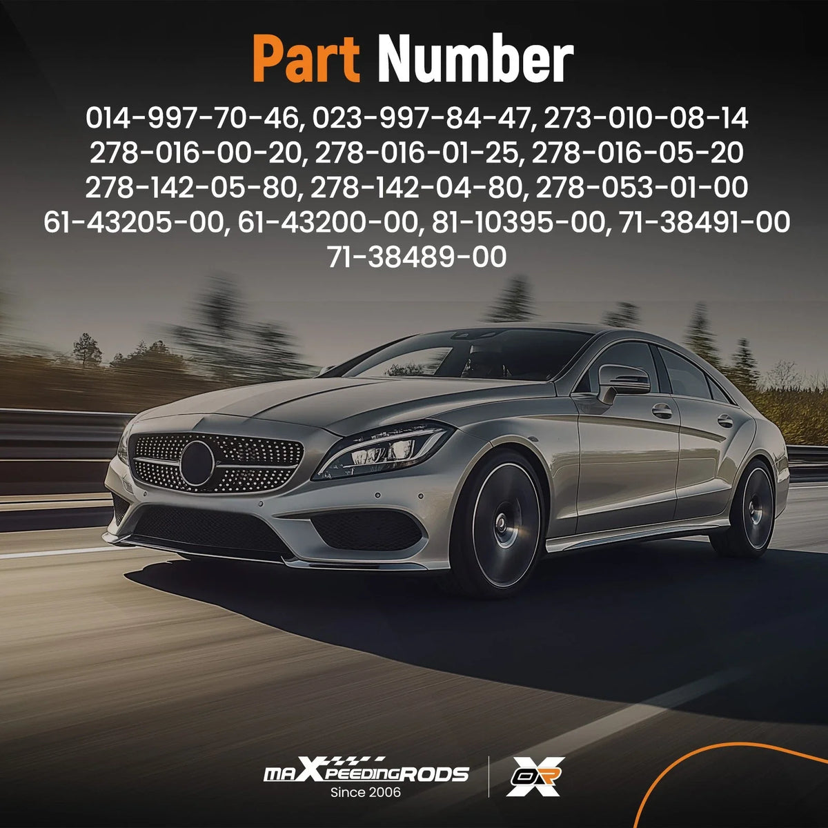 Engine Overhaul Gasket Kit for Mercedes-Benz CLS500 CLS550 (2012–2018)