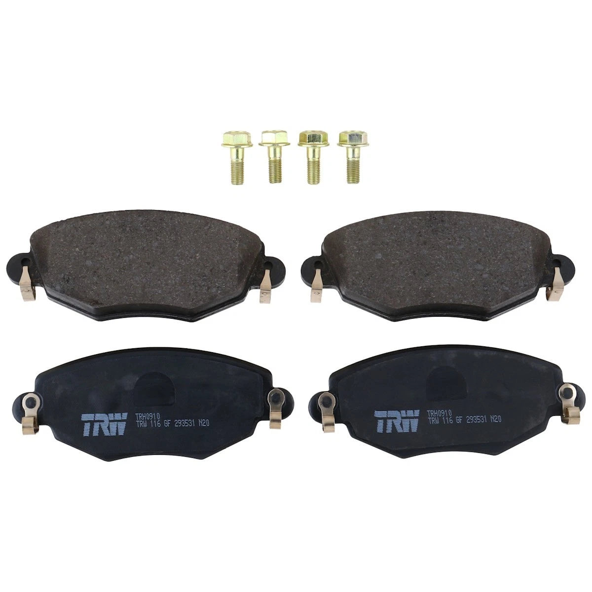 2X TRH0910 Brake Pad Set Front for Jaguar X-Type (2002–2008)