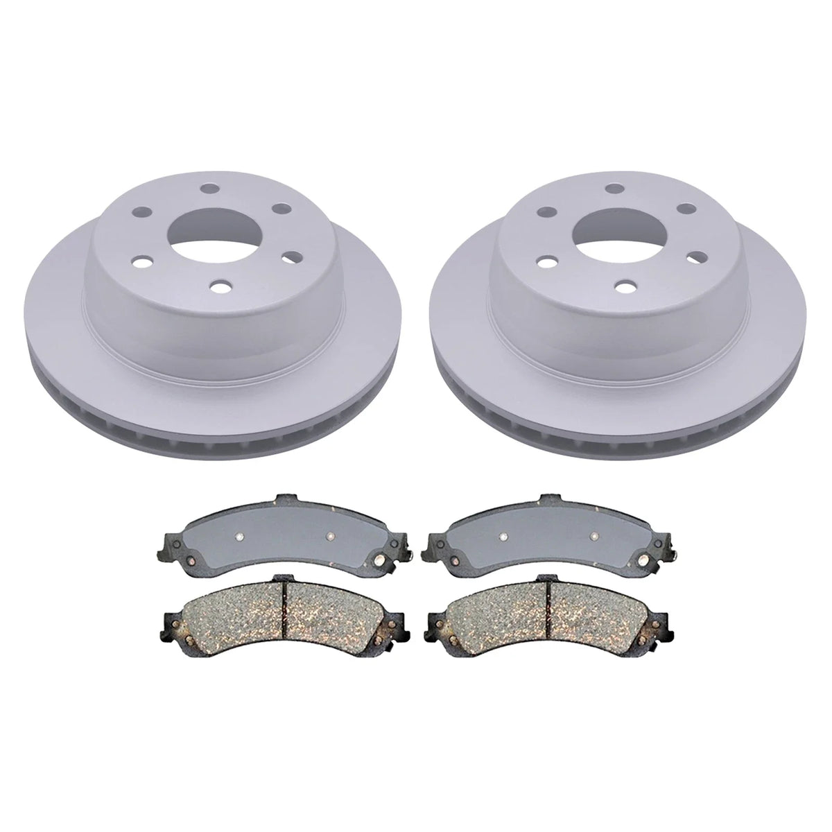 Rear Brake Kit Set of 4 for Cadillac Escalade, Chevrolet Silverado, Tahoe (330mm)