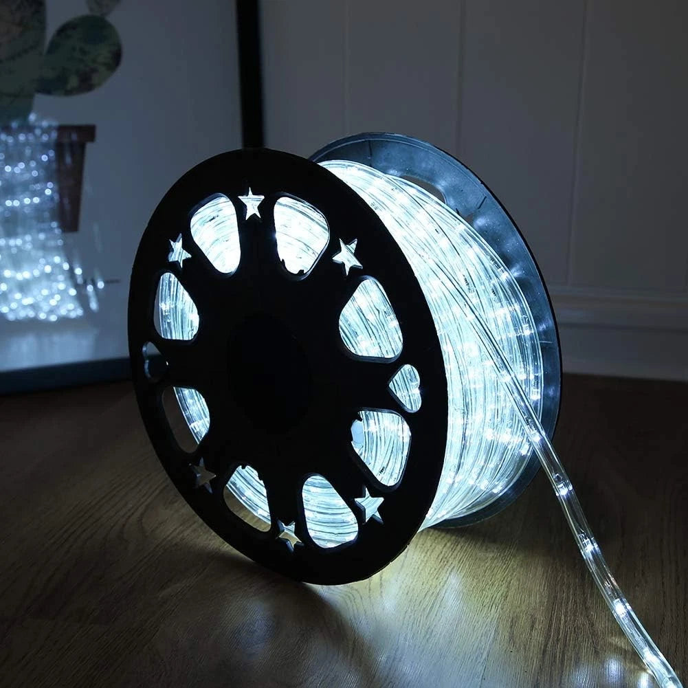 50ft LED Waterproof Rope Lights for Indoor Outdoor Use