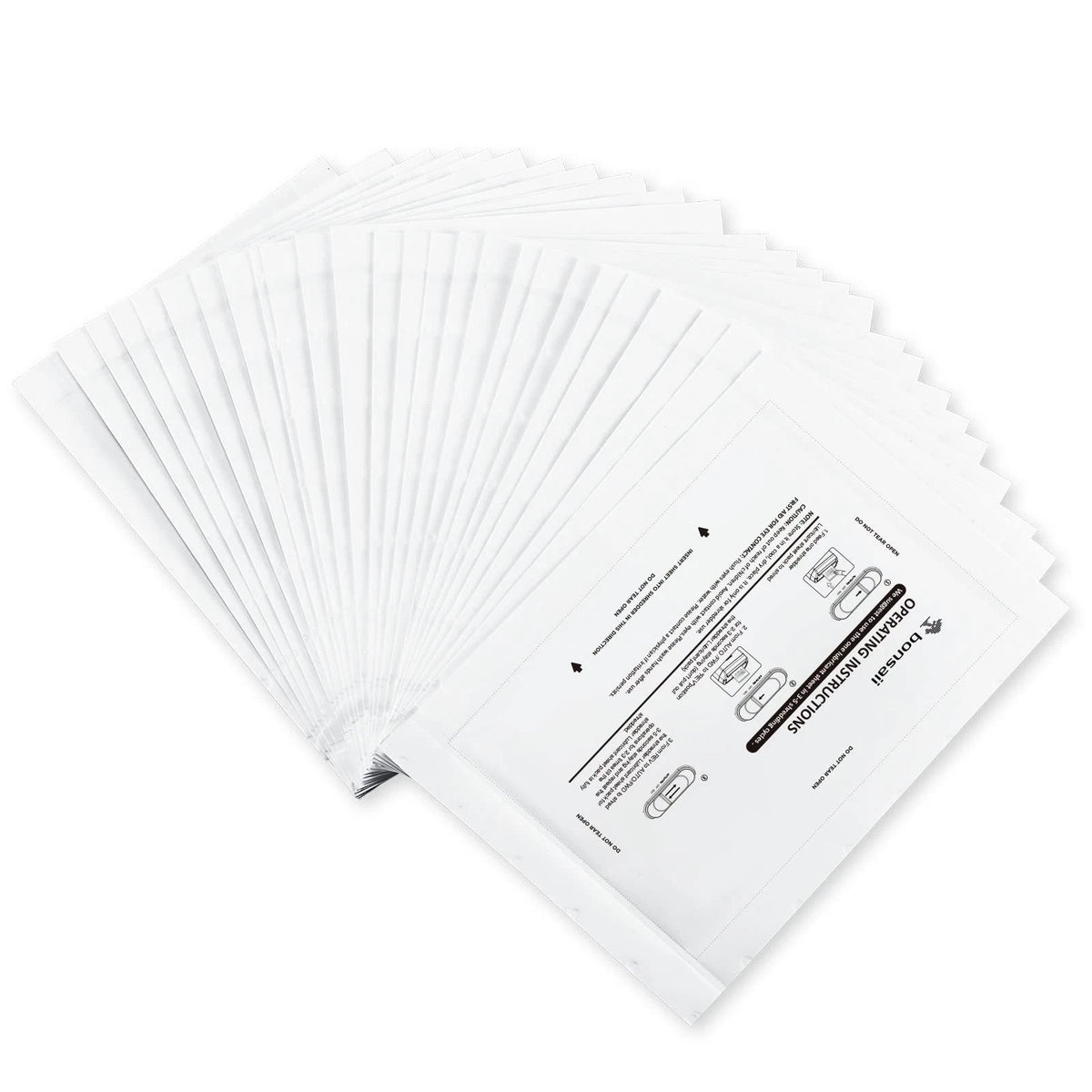 24-Pack Lubricant Sheets for Bonsaii Paper Shredder (8.4 X 5.9 Inch)