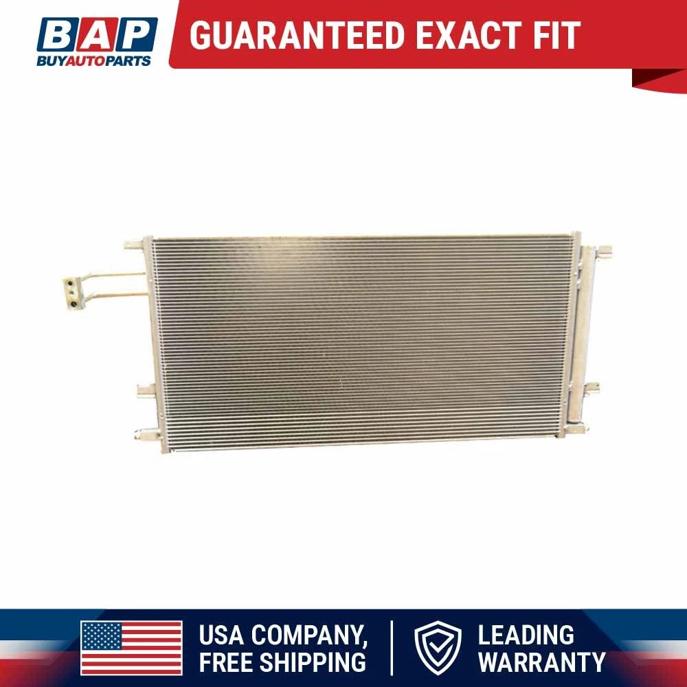 AC Condenser w/ Drier & Trans Cooler for Chevy Silverado Suburban Tahoe (60-61763ND, 10695, 1563786)