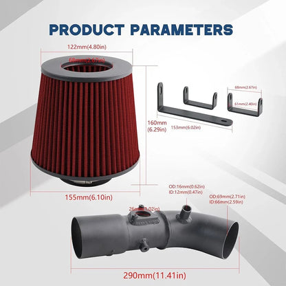 Cold Air Intake System for Toyota Corolla (2009–2017) & Scion iM (2016–2017)