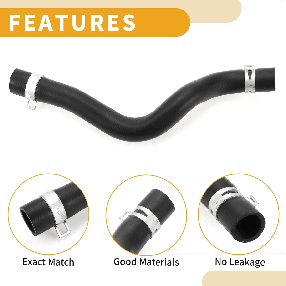 Radiator Hose for Ford Fiesta (2009–2024) No.C1B18B274AC Rubber Black
