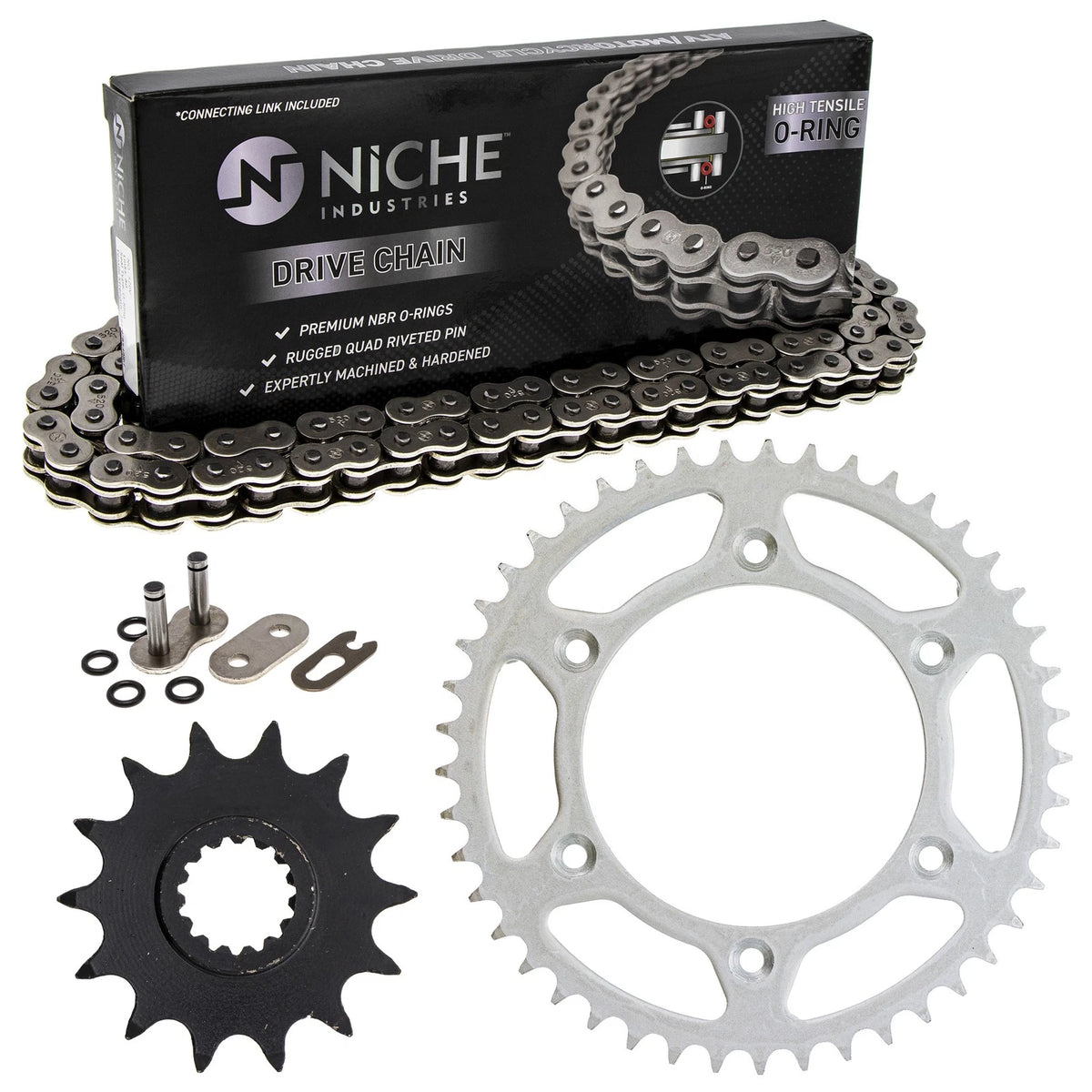 Sprocket Chain Set 14/45 Tooth for KTM 400 SX (MK1004298, 519-KCS0770K-K001)