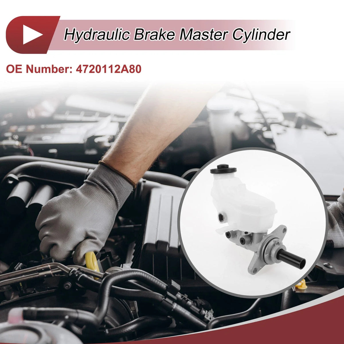 Brake Master Cylinder with Reservoir No. 4720112A80 for Toyota Corolla (2008–2014)