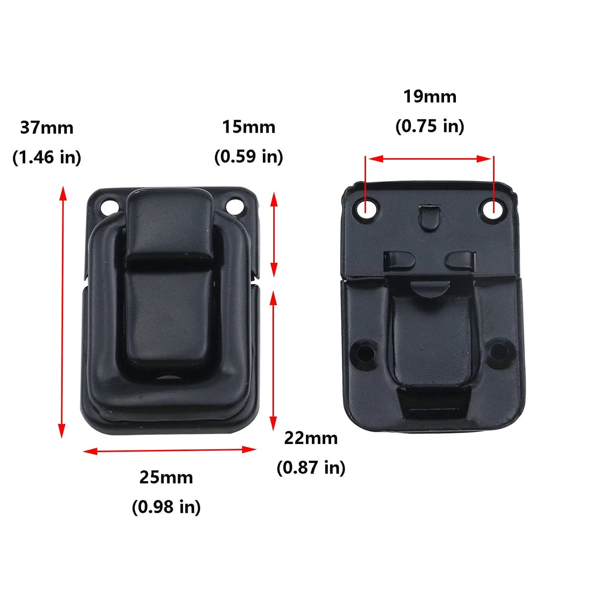 24pcs Clasp Latch Lock Set for Toolbox Gift Box Suitcase (No Year Range)